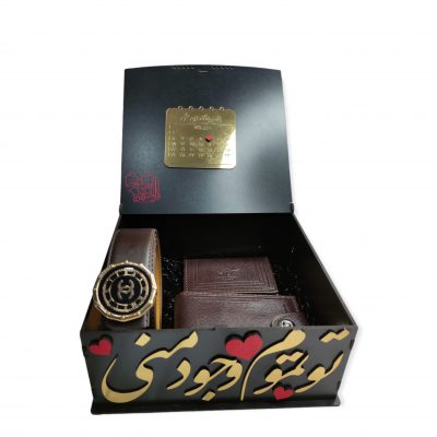 پک هدیه مردانه با متن توتموم وجود منی مدل TPMT1