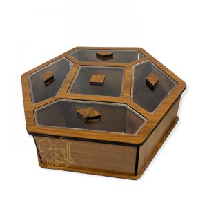 جعبه پذیرایی آجیل و خشکبار تارادیس باکس مدل TBN6-01